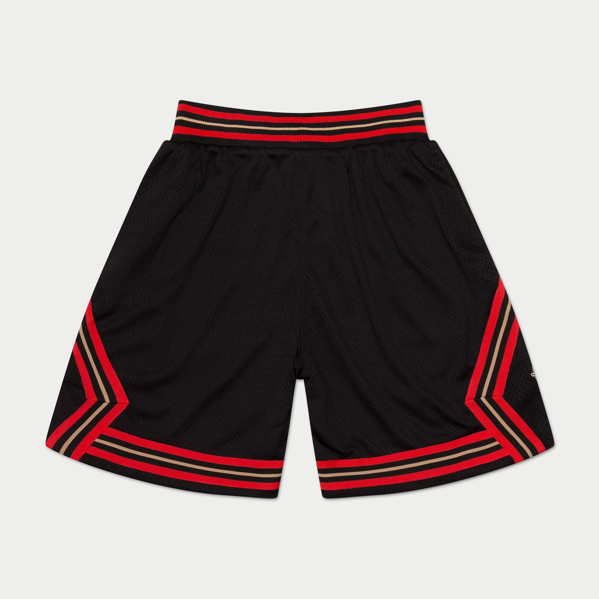 B-BALL SHORTS - BLACK/RED