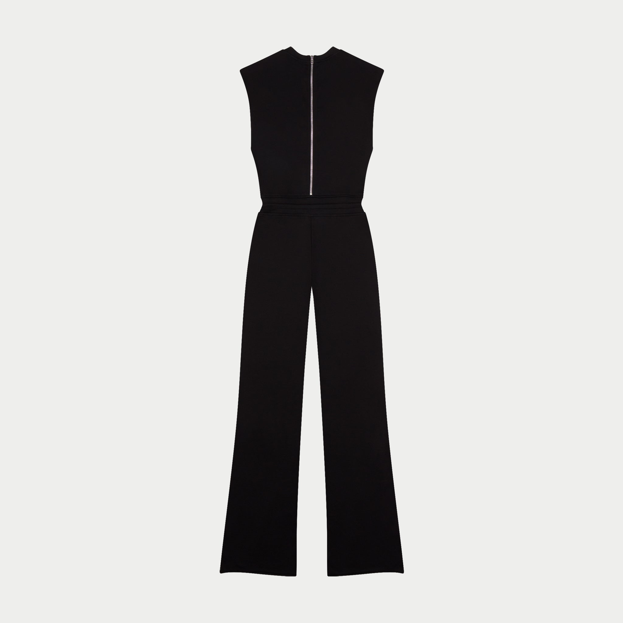 STEFANI JUMPSUIT - BLACK/SILVER