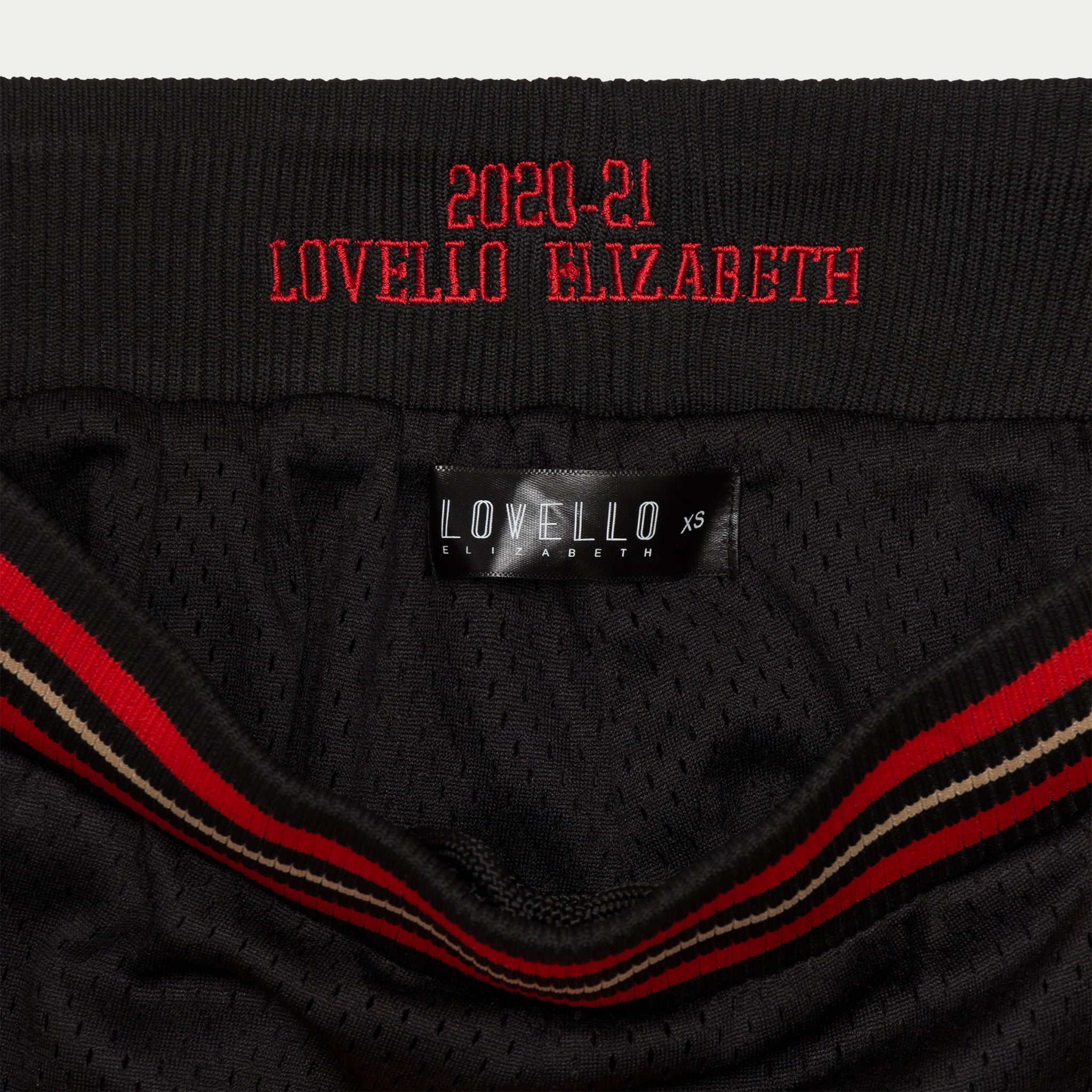 B-BALL SHORT - BLACK/RED