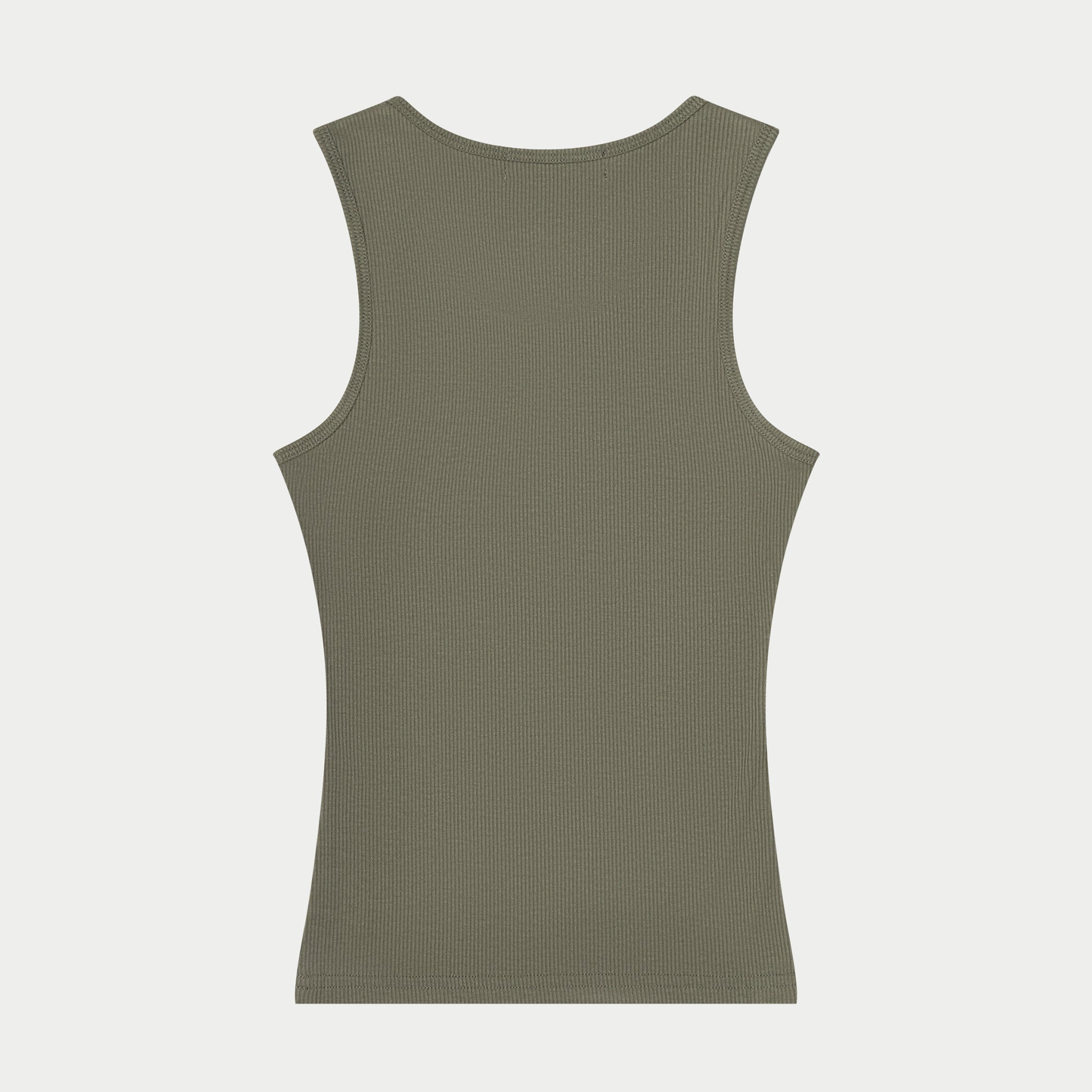 RIBBED FULL TANK - SAGE