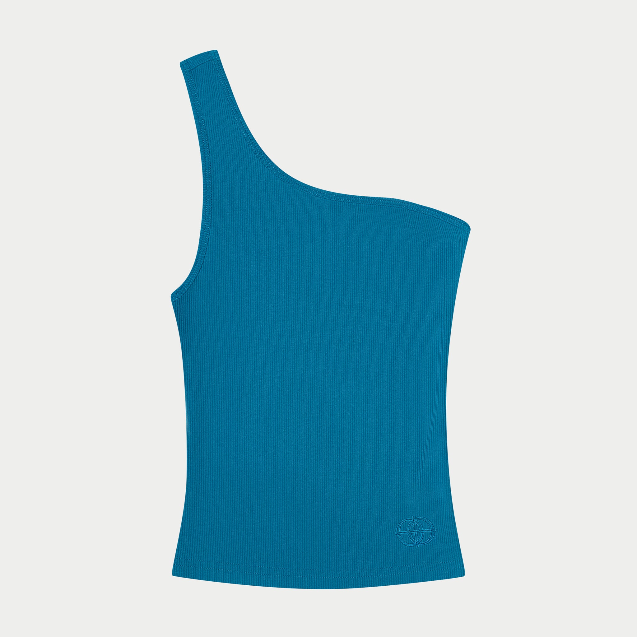 ONE SHOULDER TANK - OLYMPIC BLUE